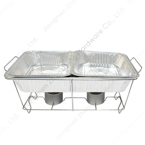 Proveedores Desechables Chafer Stand <span class=keywords><strong>Chafing</strong></span> Kit Tamaño completo Wire Rack <span class=keywords><strong>Chafing</strong></span> <span class=keywords><strong>Dish</strong></span> Buffet Set Con Combustible Para Catering - Product Image 2
