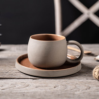 Harmony Ins Simple Vintage Poterie Japonaise Art Moderne Espresso Bureau Après-Midi Thé Tasse À Café En Céramique