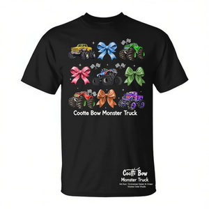 Camiseta Coquette Bow Monster Truck para mamá, niña, regalo del día de la madre - Product Image 2