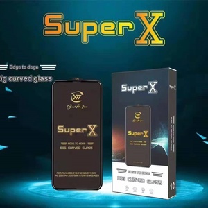 ฟิล์มกันรอยกระจกนิรภัย Super X คุณภาพสูง ขายดี ปี 2023 สำหรับ iPhone 14 Pro Max 14 12 13 9H ฟิล์มกระจกนิรภัยโค้งขนาดใหญ่พิเศษ - Product Image 3