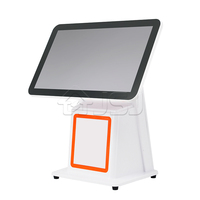 JSJ1200 Android Windows Point Sale Terminal 15.6 pouces écran tactile industriel tout-en-un PC Intel Dual Core 10 points capacitif