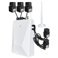 Tuya Smart Energy Meter WiFi 200A 3 Fase Multi-Clamp Smart Energy Monitor Sistem Energi Surya Rumah Akurasi 2% Laporan dalam 15 detik