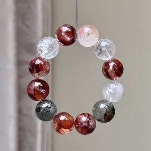Bracelet en cristal Feng Shui naturel en gros, motif rose qui devient une poésie, pour hommes et femmes - Product Image 4