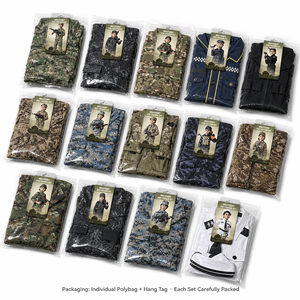 Costume de forces spéciales pour enfants, tenue camouflage d'Halloween, gilet tactique, casque, garçons de 3 à 12 ans, jeu de rôle - Product Image 6
