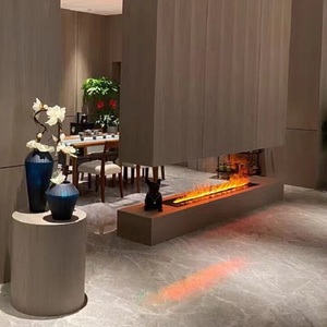 Meuble <span class=keywords><strong>TV</strong></span> de cheminée électrique d'intérieur moderne de 220V avec brumisation à la vapeur 3D atomisée à la vapeur intégrée pour cheminée - Product Image 4