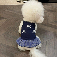Vêtements pour chiens - Pièce légère printemps/été - Expédition directe - Gilet respirant à bretelles anti-chute de poils - Robe pour chien/chat