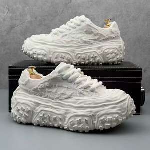 Nouvelles Chaussures de Sport Tendance et Décontractées pour Homme en Jean au Design Rétro et de Niche - Product Image 3