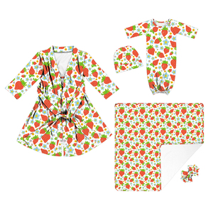 Saco de Dormir para Bebé con Estampado de Bambú, Camisón para Adulto, Gorro para Bebé, Manta, Saco de Dormir, Regalo para Embarazadas - Product Image 3