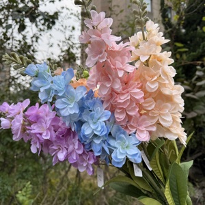 DC082 Dalian Chermy Fleur artificielle en soie violette <span class=keywords><strong>de</strong></span> haute qualité <span class=keywords><strong>Delphinium</strong></span> pour centres <span class=keywords><strong>de</strong></span> table <span class=keywords><strong>de</strong></span> mariage - Product Image 2