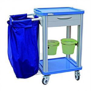 Medical Hospital Furniture <strong>Dressing</strong> Dirty Solid Linen Laundry <strong>Trolley</strong> Portable Waste <strong>Trolley</strong> - Product Image 4