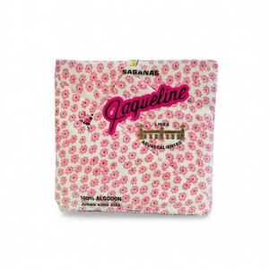 Parure de draps Jaqueline, taille King, 100% coton, imprimé fleurs, literie pour la maison - Product Image 1