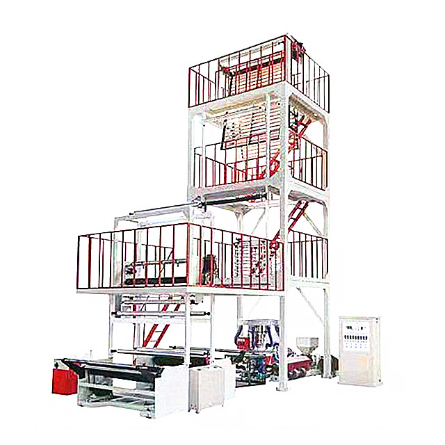 Высокая производительность ABA с двойным слоем Co-штранг-прессования, микроблейдинг, Ротационная Машина головка ПЭ стретч-пленка машина Модель No. HR2SJ-60