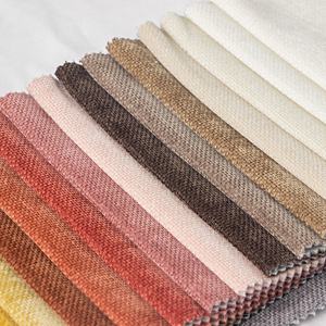 Tecido Chenille Flocado Tingido 100% Poliéster Personalizado da Fábrica Tenghui, Têxtil Respirável para Estofamento de Móveis e Sofás - Product Image 2