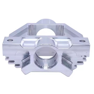 High Precision Custom CNC Machining Service for Multi Hole Double Tube Connecting Bracket Parts-Aluminum Alloy 4/5 Axis CNC - Product Image 1