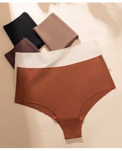 Slip Donna Seamless in Maglia Solida, Vita Media, Sexy, Invisibile, Traspirante, per Tutti i Giorni - Product Image 2