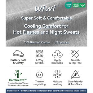 Ensemble de pyjama pour homme en viscose de bambou à manches longues et col rond avec poches, tailles S à XXL - Product Image 4