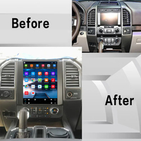 12.1'' Android Carplay Auto untuk Ford F150 F250 F350 F450 2016-2021 Layar Vertikal Radio Mobil Pemutar Multimedia GPS Navi Stereo