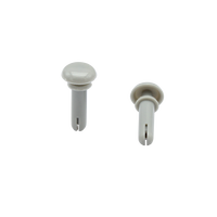 Rivets d'expansion en plastique pour doublure d'aile de voiture, fixation extérieure automobile, clip de retenue pour garde-boue, installation sans outil, noir