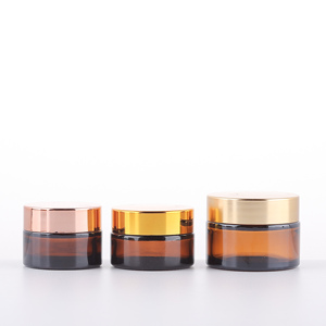 Tùy chỉnh 5g 10g 15g 20g 30g 1 oz 2 oz 80g 3Oz 4 oz màu xanh lá cây hổ phách mờ personalizar Kính mỹ phẩm Kem <span class=keywords><strong>Jar</strong></span> với nắp - Product Image 5