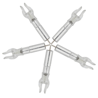 Batterie convertible flèche rougeoyante Nock équipement de chasse lumière LED pour tir à l'arc 6.2mm 7.6mm queue de flèche lumineuse