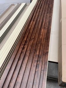 Panel de pared de WPC flexible moderno partición de madera para panel de pared decorativo residencial comercial baño escalera almacén gimnasio - Product Image 6