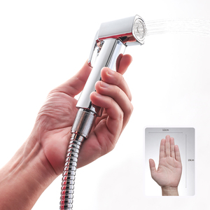 GEE-N ручной <span class=keywords><strong>ABS</strong></span> пластиковый Shattaf хромированный унитаз биде опрыскиватель для ванной комнаты для туалета - Product Image 4