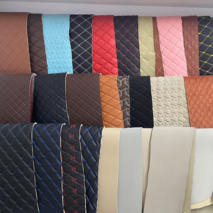 Dernier design de broderie en cuir synthétique PU PVC avec mousse pour sièges de voiture et meubles - Product Image 6