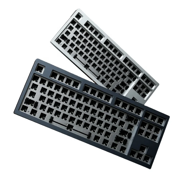 Manufacturer Custom Keyboard CNC Machined Aluminum Copper Brass Stainless Steel Mechanical Metal Keyboard