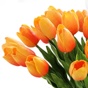 Pu Mini Yujin Simulation Flower Wedding Party Celebration Home Decoration Plant Ins Wind Feel Tulip