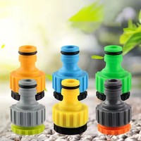QL525 accessoires de robinet d'eau en plastique de taille universelle connecteur d'eau de jardin fileté séparateur de tuyau pour diverses conduites d'eau