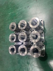 Tùy chỉnh hình vuông mặt bích hình thang vít <span class=keywords><strong>Nut</strong></span> | thép carbon <span class=keywords><strong>S45C</strong></span> | tr20x4 tr25x5 gia công chính xác - Product Image 3