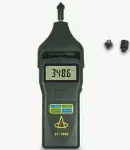 Tacômetro Digital a Laser e de Contato DT-2856 com Display LCD, Medidor de RPM e Velocidade - Product Image 3
