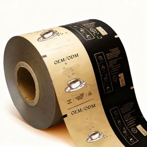 Rouleau de film d'emballage alimentaire en aluminium imprimé avec logo personnalisé, sachet pour chips, film plastique polyester, ODM/OEM - Product Image 1