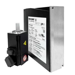 Motor de CA trifásico MOONS con descuento, 3000 rpm, 0.64 Nm 200 W, 1.27 Nm 400 W con controlador para maquinaria y equipos industriales - Product Image 1