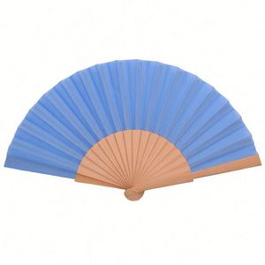 Custom Printed Bamboo Wooden Folding Hand <b>Fan</b> <b>Personalised</b> Logo for Women/Man Festival Parties Rave Accessories Painted - Product Image 4