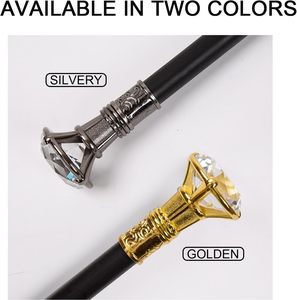 Low PriceNoble King's Scepter Luxury Telescopic <b>Walking</b> <b>Stick</b> Inspired by Egyptian Pharaohs with Iron Tip for Hiking and Camping - Product Image 2