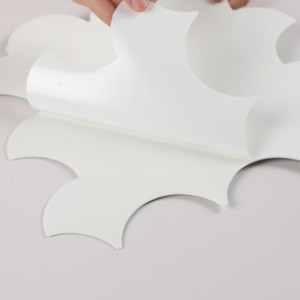 Fish Scale Green Peel and Stick Backsplash <strong>Sticky</strong> <strong>Tiles</strong> 3D <strong>Wall</strong> Sticker for Kitchen - Product Image 3