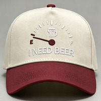 Casquette de baseball 5 panneaux en pur coton de qualité supérieure, motif Argyle, avec impression de lettres personnalisée et broderie, style sportif Snapback, vente en gros