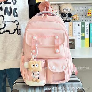 Waterproof Fashion Nylon <b>Backpack</b> with Zipper Closure for School College Travel & Work-Durable Laptop Bag - Product Image 5