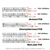 Bande LED SMD2835 110V 220V 120D/60D Haute Tension Contrôle par Application Coupeur IP65 - Blanc Froid Blanc Chaud - 6500K 2700K Couleur