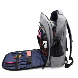 Sacs <span class=keywords><strong>de</strong></span> barbier portables <span class=keywords><strong>de</strong></span> marque privée avec plusieurs poches Instruments d'outils <span class=keywords><strong>de</strong></span> <span class=keywords><strong>coiffure</strong></span> pliables en nylon durable dans un sac <span class=keywords><strong>de</strong></span> barbier - Product Image 2