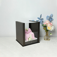 Boîte cadeau rigide en acrylique haut de gamme personnalisée, dorure à chaud, revêtement UV, pelliculage mat, gaufrage, impression numérique, fermeture magnétique