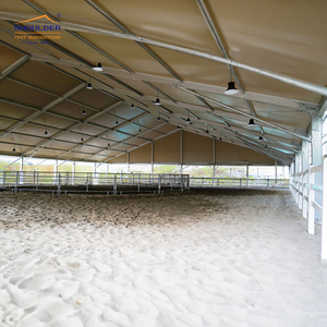 Carpa de PVC con Estructura en A de 25x80m, Resistente, de Aleación de Aluminio, para Equitación, Arena de Montar a Caballo, Carpa Deportiva - Product Image 5