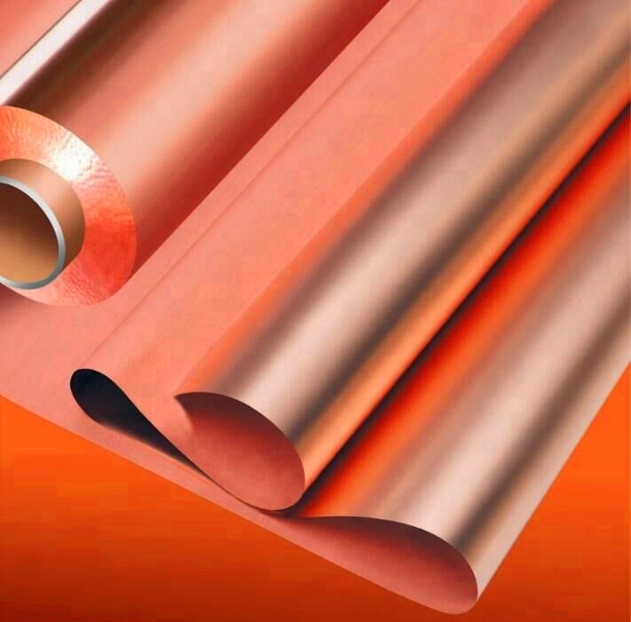 OLYCRAFT 35 Gauge Copper Roll High Purity Pure Copper 39x4 Inch Weather