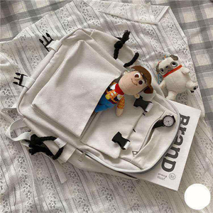 Grossiste Sac à dos en toile de grande capacité imprimé de couleurs personnalisées fermeture à glissière étanche haute qualité mode loisirs voyage - Product Image 3