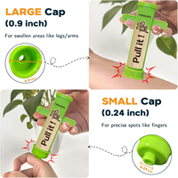 Extracteur de venin portable et écologique en plastique solide, étanche, pour piqûres de moustiques et insectes, usage extérieur