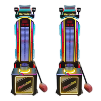 Machine de jeu d'arcade de boxe Hercules Hammer, à monnayeur, jeu de force sportif