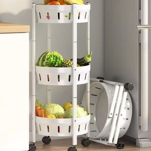Chariot de <span class=keywords><strong>rangement</strong></span> de <span class=keywords><strong>cuisine</strong></span> mobile rotatif multicouche Vente en gros Stockage de légumes et de fruits Support de <span class=keywords><strong>rangement</strong></span> de <span class=keywords><strong>cuisine</strong></span> carré rond - Product Image 5