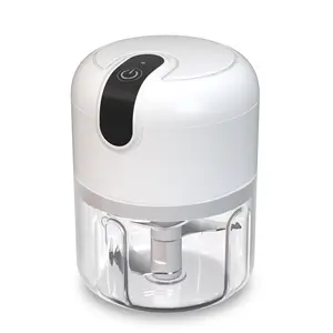 Prensa de ajo eléctrica de carga para cocina, accesorios de cocina de acero inoxidable, picadora de carne, trituradora de picado extraíble, gran oferta