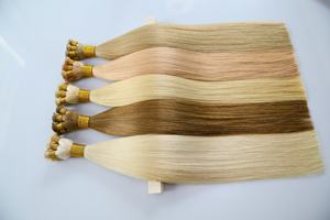 ผมต่อจากเส้นผมมนุษย์มัดมือแบบชาวยุโรปแท้สองชั้นสำหรับร้านเสริมสวยมืออาชีพ - Product Image 2